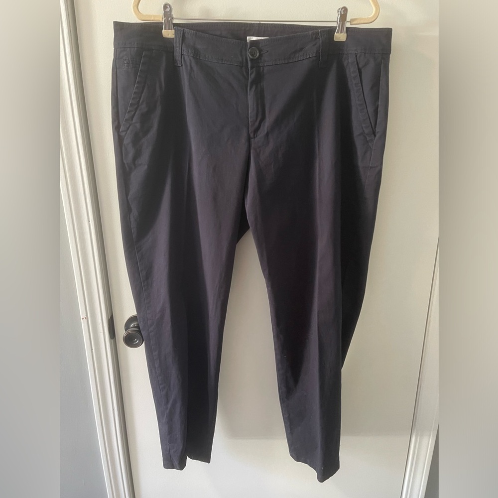 Liz Claiborne Navy Blue Chinos, Size 16